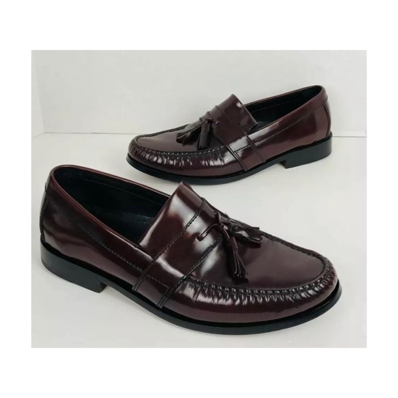 Cole Haan Men’s Tassel Loafer Size 11M Burgundy - Picture 1 of 3
